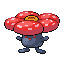 Vileplume front-facing sprite from Pokémon FireRed