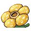 Vileplume shiny back-facing sprite from Pokémon FireRed