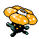 Vileplume shiny front-facing sprite from Pokémon Silver