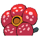 Vileplume back-facing sprite from Pokémon SoulSilver