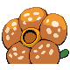 Vileplume shiny back-facing sprite from Pokémon SoulSilver