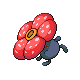 Vileplume front-facing sprite from Pokémon Platinum