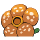 Vileplume shiny back-facing sprite from Pokémon Platinum