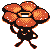 Vileplume front-facing sprite from Pokémon Red
