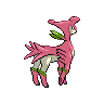 Virizion shiny back-facing sprite from Pokémon White