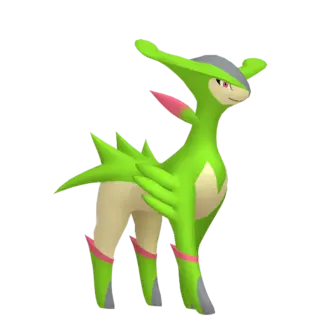 Virizion front-facing sprite from Pokémon Scarlet