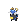 Volbeat shiny back-facing sprite from Pokémon Black 2