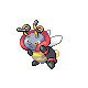 Volbeat front-facing sprite from Pokémon Pearl