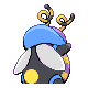 Volbeat shiny back-facing sprite from Pokémon Pearl