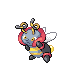 Volbeat front-facing sprite from Pokémon HeartGold