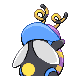 Volbeat shiny back-facing sprite from Pokémon HeartGold