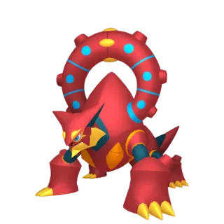Volcanion front-facing sprite from Legends Za