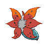Volcarona back-facing sprite from Pokémon Black 2