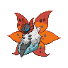 Volcarona front-facing sprite from Pokémon Black 2