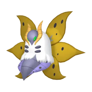 Volcarona shiny front-facing sprite from Pokémon Sword