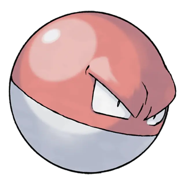 Voltorb, the Ball Pokémon — Electric-type Pokémon official artwork