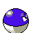 Voltorb shiny back-facing sprite from Pokémon Crystal