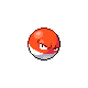 Voltorb front-facing sprite from Pokémon Diamond