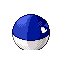 Voltorb shiny back-facing sprite from Pokémon FireRed