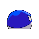 Voltorb shiny back-facing sprite from Pokémon HeartGold