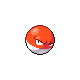 Voltorb front-facing sprite from Pokémon Platinum