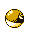 Voltorb back-facing sprite from Pokémon Blue