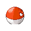 Voltorb back-facing sprite from Pokémon Sapphire