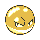 Voltorb front-facing sprite from Pokémon Yellow
