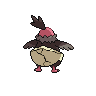 Vullaby back-facing sprite from Pokémon White 2