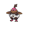 Vullaby shiny front-facing sprite from Pokémon Black