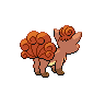 Vulpix back-facing sprite from Pokémon Black