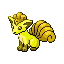 Vulpix shiny front-facing sprite from Pokémon Emerald