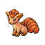 Vulpix front-facing sprite from Pokémon FireRed