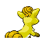 Vulpix shiny back-facing sprite from Pokémon FireRed
