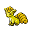 Vulpix shiny front-facing sprite from Pokémon FireRed