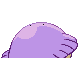 Wailmer shiny back-facing sprite from Pokémon Pearl