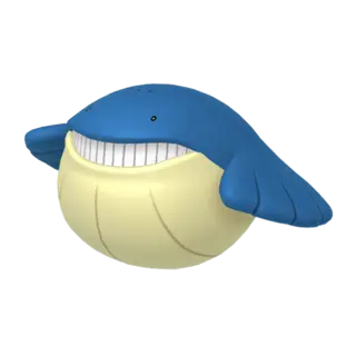 Wailmer front-facing sprite from Pokémon Omega Ruby