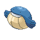 Wailmer front-facing sprite from Pokémon Platinum