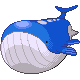 Wailord front-facing sprite from Pokémon HeartGold