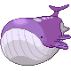 Wailord shiny front-facing sprite from Pokémon Platinum