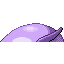 Wailord shiny back-facing sprite from Pokémon Sapphire