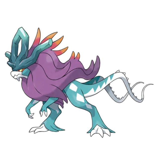 Walking Wake, the Paradox Pokémon — Water/Dragon-type Pokémon official artwork