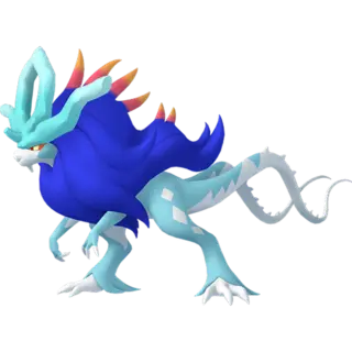 Walking Wake shiny front-facing sprite from Pokémon Scarlet/Violet: The Indigo Disk