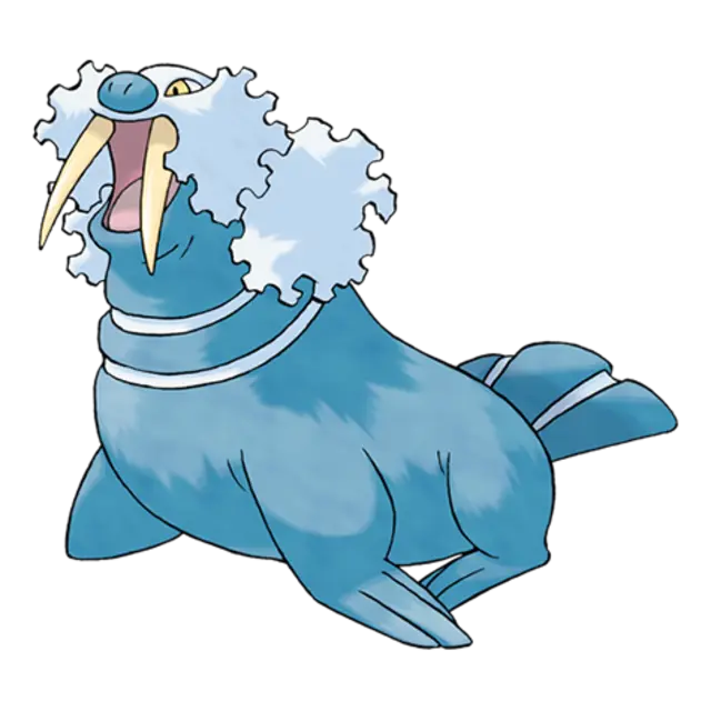 Walrein, the Ice Break Pokémon — Ice/Water-type Pokémon official artwork