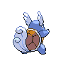 Wartortle back-facing sprite from Pokémon Black