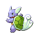 Wartortle shiny front-facing sprite from Pokémon Diamond