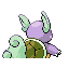 Wartortle shiny back-facing sprite from Pokémon FireRed