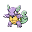 Wartortle shiny front-facing sprite from Pokémon FireRed
