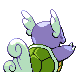 Wartortle shiny back-facing sprite from Pokémon HeartGold
