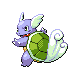 Wartortle shiny front-facing sprite from Pokémon Platinum